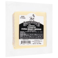 New Bridge Cheese, Extra Sharp Cheddar, Vermont