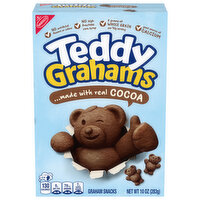 TEDDY GRAHAMS Chocolate Graham Snacks, 10 oz