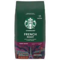 Starbucks Coffee, Ground, Dark Roast, French Roast - 12 Ounce