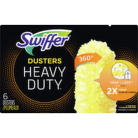 Swiffer Dusters, Heavy Duty, 360 Degrees - 6 Each 