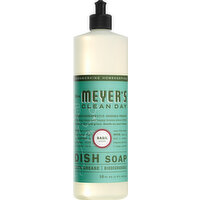 Mrs Meyers Dish Soap, Basil Scent - 16 Ounce 