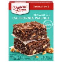 Duncan Hines Brownie Mix, California Walnut - 17.6 Ounce 