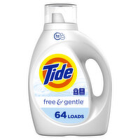 Tide Free & Gentle Liquid Laundry Detergent, 64 Loads - 84 Fluid ounce 