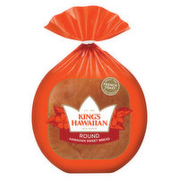 King's Hawaiian Bread, Hawaiian Sweet, Round - 16 Ounce 