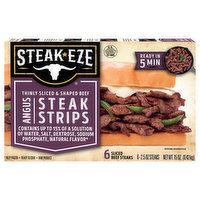 Steak-Eze Beef Steak Strips, Angus - 6 Each 