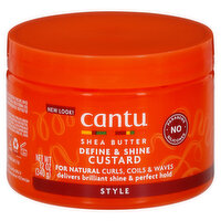 Cantu Define & Shine Custard, Shea Butter - 12 Ounce 