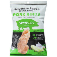 Southern Recipe Small Batch Pork Rinds, Spicy Dill Flavored