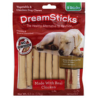 DreamSticks Dog Chews, Vegetable & Chicken - 9 Each 