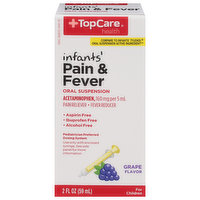TopCare Pain & Fever, Infants', 160 mg, Grape Flavor