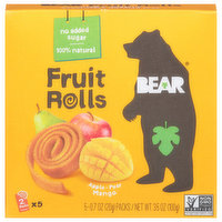 Bear Fruit Rolls, Apple-Pear Mango - 5 Each 