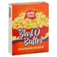 Jolly Time Popcorn, Ultimate Theatre Style Butter, Microwave - 6 Each