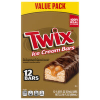 Twix Ice Cream Bars, Value Pack - 12 Each 