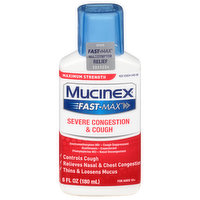 Mucinex Severe Congestion & Flu, Maximum Strength - 6 Fluid ounce 