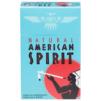 American Spirit Cigarettes, Natural, Class A, Blue - 20 Each 