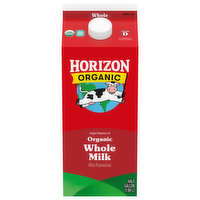 Horizon Milk, Organic, Whole - 0.5 Gallon 