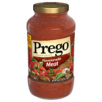 Prego Italian Sauce, Flavored with Meat
