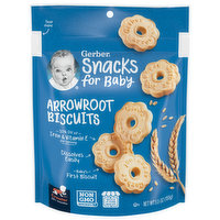 Gerber Biscuits, Arrowroot, 10+ Months - 5.5 Ounce 