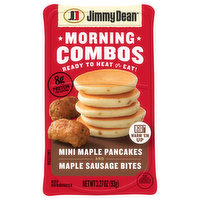 Jimmy Dean Morning Combos, Mini Maple Pancakes and Maple Sausage Bites - 3.27 Ounce 