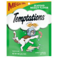 Temptations Cat Treats, Seafood Medley Flavour - 180 Gram 