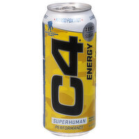 C4 Energy Drink, Performance, Zero Sugar, Mango Foxtrot - 16 Fluid ounce 