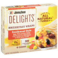 Jimmy Dean Breakfast Wraps, Southwest Style - 4 Ounce 