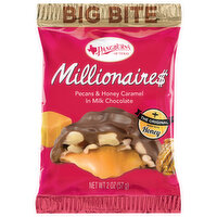 Pangburns Millionaires Milk Chocolate Covered Pecans and Honey Caramel Big Bite - 2 Ounce 