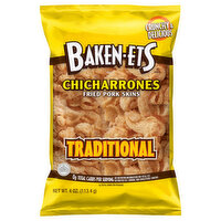 Baken-Ets Fried Pork Skins, Traditional - 4 Ounce 