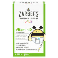 Zarbee's Vitamin D, Baby - 0.47 Fluid ounce 