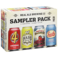 Real Ale Brewing Co Beer, Sampler Pack - 12 Each 