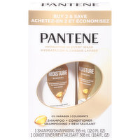 Pantene Shampoo + Conditioner, Daily Moisture Renewal - 1 Each 