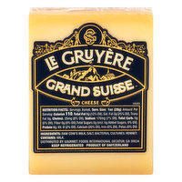 Grand Suisse Cheese, Le Gruyere - 8 Ounce 