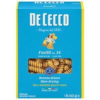 De Cecco Fusilli, No. 34 - 1 Pound 