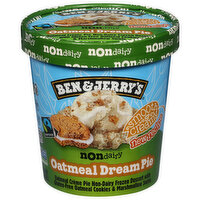 Ben & Jerry's Frozen Dessert, Non Dairy, Oatmeal Dream Pie - 1 Pint 
