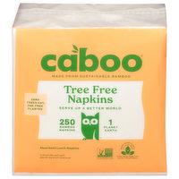 Caboo Bamboo Napkins, Tree Free - 250 Each