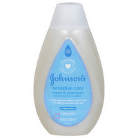 Johnson's Wash & Shampoo, Sensitive Care - 13.6 Fluid ounce 