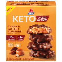 Atkins Clusters, Caramel Almond, Keto - 8 Each 