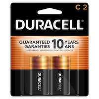 Duracell Batteries, Alkaline, C, 2 Pack