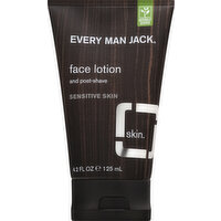 Every Man Jack Face Lotion, and Post-Shave, Sensitive Skin - 4.2 Ounce 