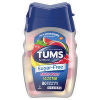 Tums Antacid, Sugar-Free, Extra Strength 750, Chewable Tablets, Melon Berry - 80 Each 