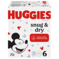 Huggies Diaper, Disney Baby, 6 (Over 35 lb) - 54 Each