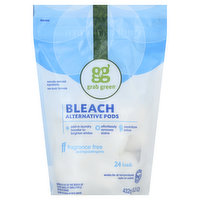 Grab Green Bleach Alternative Pods, Fragrance Free - 15.2 Ounce 