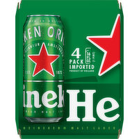 Heineken Beer, Original, 4 Pack - 4 Each 