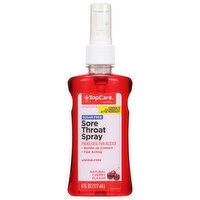 TopCare Sore Throat Spray, Sugar Free, Natural Cherry Flavor - 6 Fluid ounce 