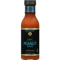 3 Dragons Peanut Sauce, Asian - 12 Ounce 