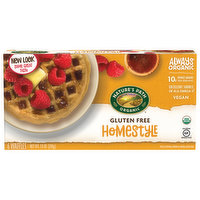 Nature's Path Organic Waffles, Gluten Free, Homestyle - 6 Each 