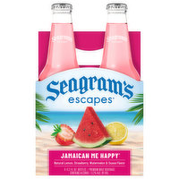 Seagram's Escapes Malt Beverage, Premium, Jamaican Me Happy - 4 Each 
