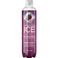 Sparkling Ice Sparkling Water, Zero Sugar, Grape Raspberry Flavored - 17 Fluid ounce 