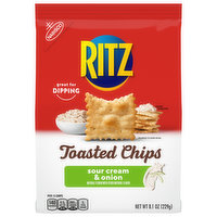 RITZ RITZ Toasted Chips Sour Cream and Onion Crackers, 8.1 oz - 8.1 Ounce 