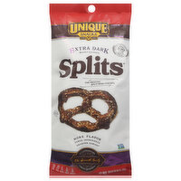 Unique Snacks Pretzels, Extra Dark, Splits - 11 Ounce 