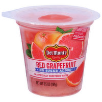 Del Monte Red Grapefruit, No Sugar Added - 6.5 Ounce 